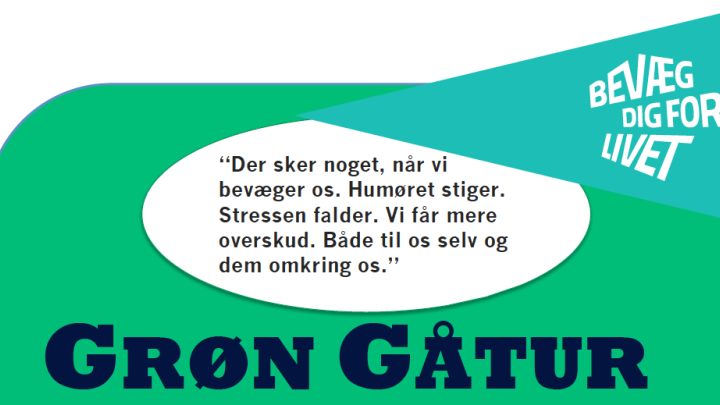 Plakat for Grøn Gåtur